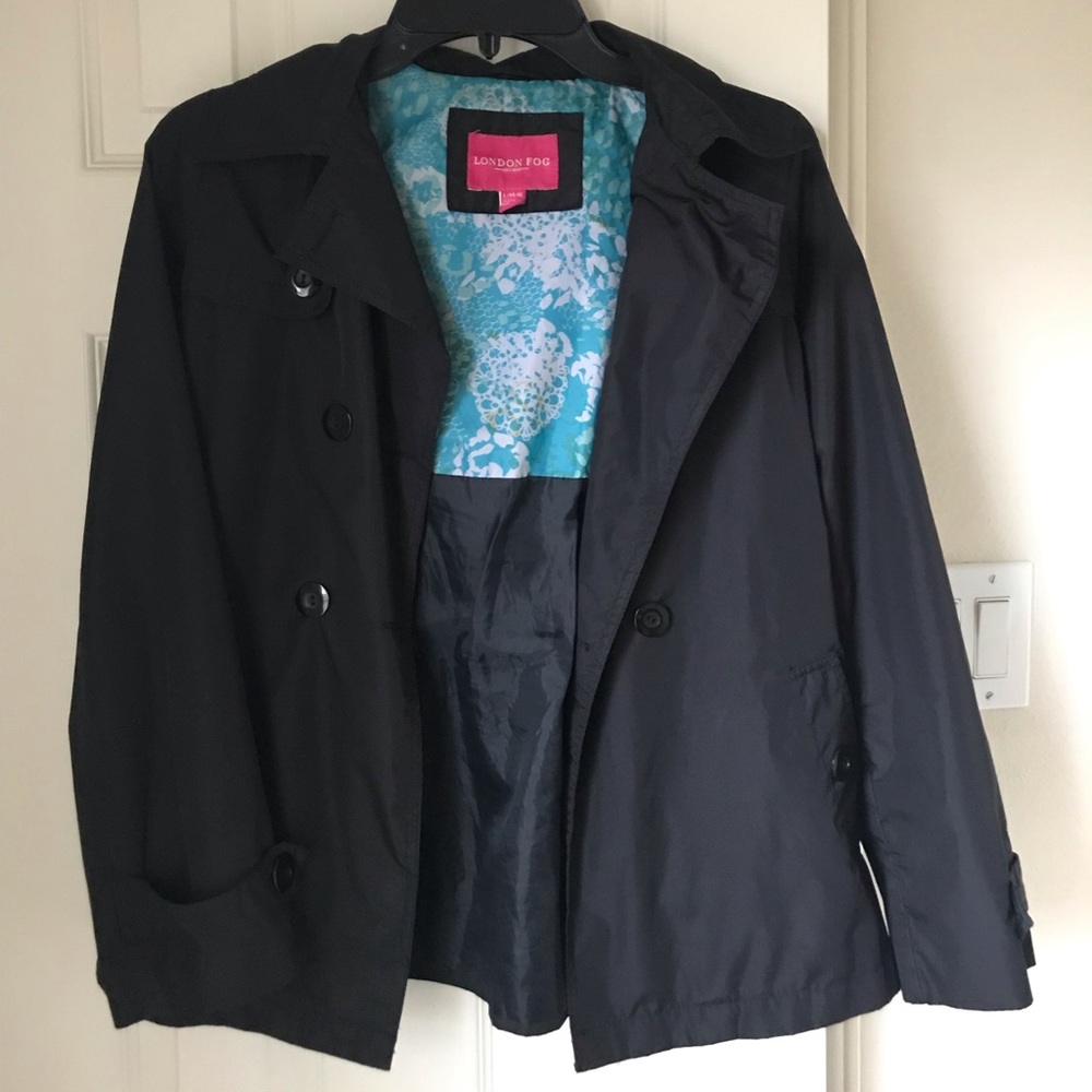 London Fog Trench/Rain Coat w/ Hood